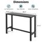 Outdoor Bar Table With Waterproof Top And Heavy-duty Metal Frame